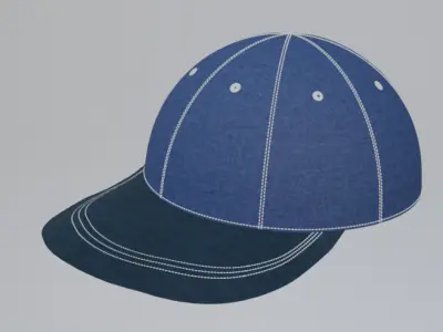 baseball cap 3D model