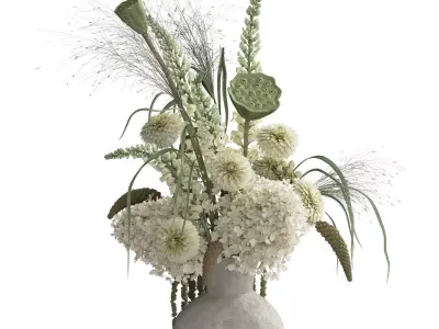 Flower In Vase 113 3D model