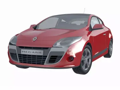 Renault Megane Coupe 2009 3D model