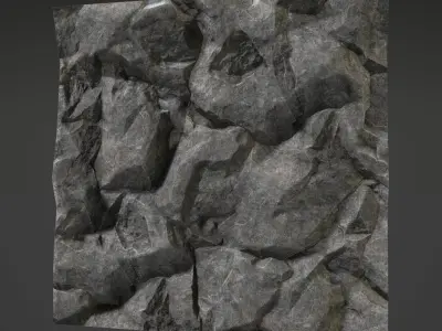 Rocks rock texture Free low-poly 3D model