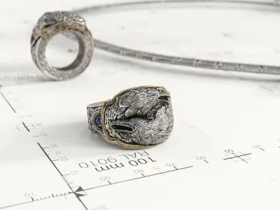 Jewelry - Ring - Amulet - Circlet - 3D AssetKit PBR Low-poly 3D model