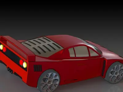 Ferrari F40 Free 3D print model