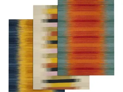 Rug Set 2075 3D model