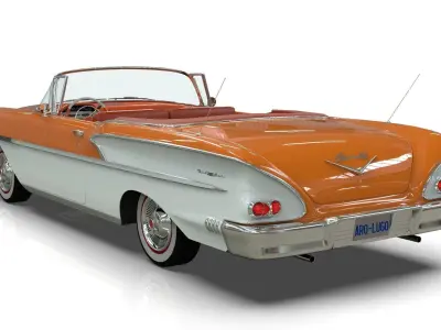 Chevrolet Belair Convertible 1958  3D model
