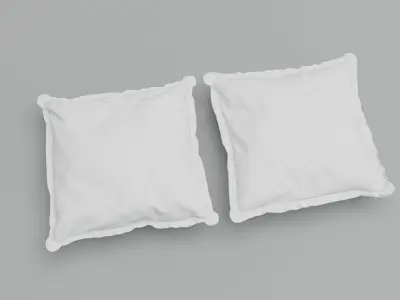 Pillow two pillows 3D model
