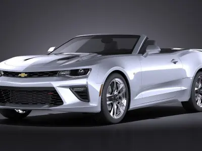 Chevrolet Camaro Cabrio 2016 VRAY 3D model