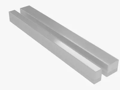 Fluorescent Bulb 3D model