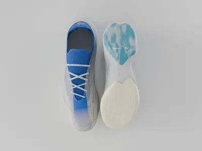 Adidas SpeedXFlow Futsat Shoe Low-poly 3D model