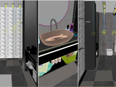 Bathroom interior 3D model