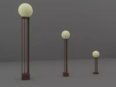 Streer Lamp Free 3D model