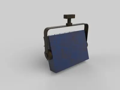 construction light Low-poly 3D model