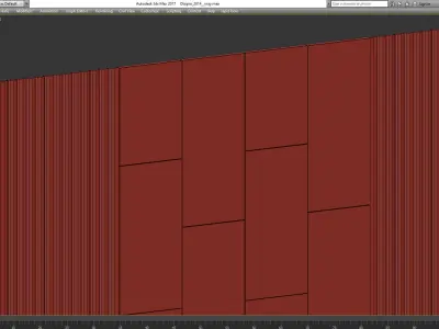Wall Panel Decoration 3d model Low-poly 3D model purchase