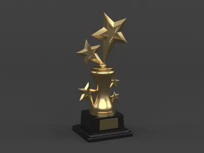 Trophy Cups 3D model 122