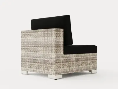 Bahamas Middle Module Low-poly 3D model