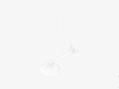 Shower Head - Luxury - Pin - All Directional - Round Low-poly 3D model