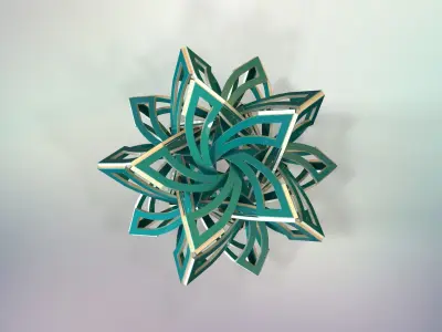 Frabjous Low-poly 3D model