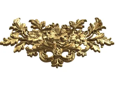 Classic carved decor ornament 478 3D print model purchase
