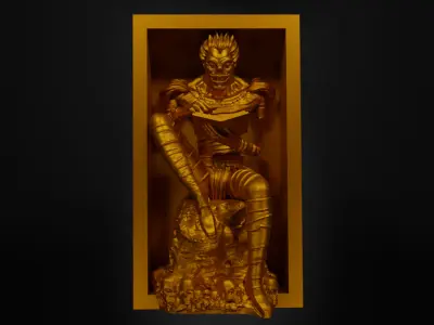 Death Book Nook - Anime Death Note Bookend - Book Shelter Prop 3D print model