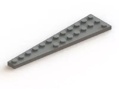 Lego 12 x 3 Wedge Plate Free 3D model