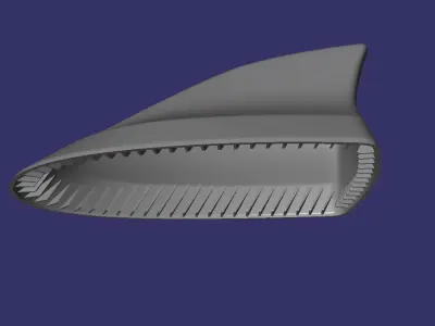 Antenna shark fin camry 3D print model