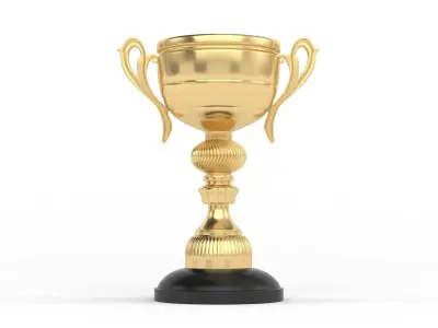 Cups Trophy 3D model 10
