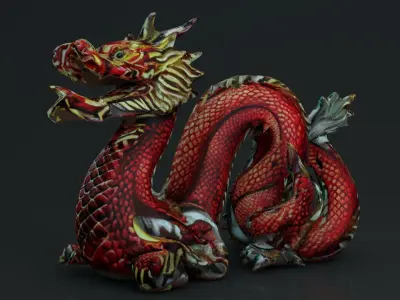 Chinese Dragon v1 3D print model