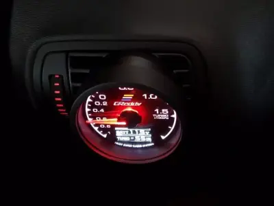 Audi A3 S3 1997 2006 Air Vent with Integrated 60mm Gauge Holder 3D print model