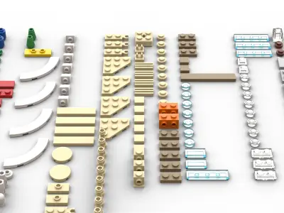 TwindBricks3D - 40569 London Postcard 3D print model