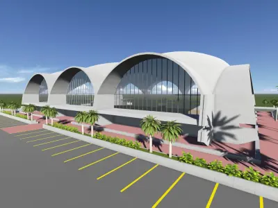 Sport Center 3D model purchase