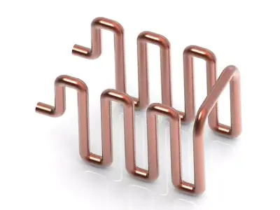 Classic Heat Exchanger Tube 3D print model