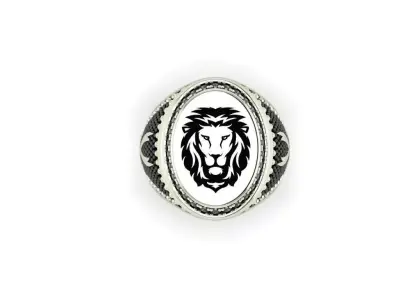 LION MEN RING 3D model