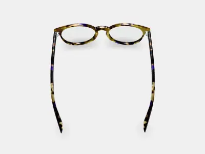 Blakeley Eyeglasses in Violet Magnolia 3D model