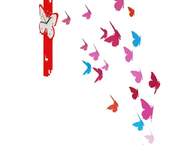 Butterfly Wall Decorations 3D model