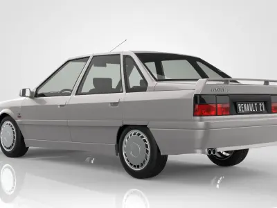 1988 Renault 21 Turbo 3D model