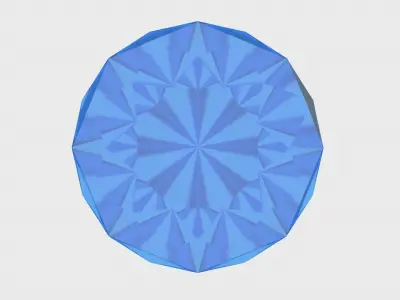 Blue Diamond Free 3D Model Free 3D model