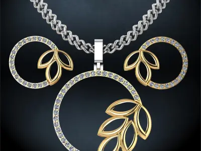 Necklace 3D print model purchase
