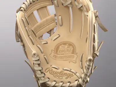 Baseball Glove  3D model