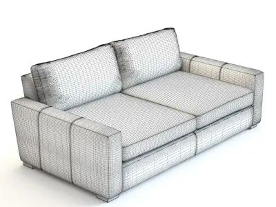 Restoration Hardware - Maxwell Leather Sofa 3D model