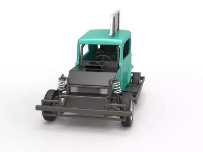 New Zealand Ministock car Scale 1 to 25 3D print model