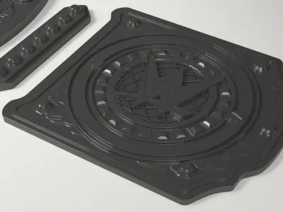 WWE World Tag Champion Belt 3D print model