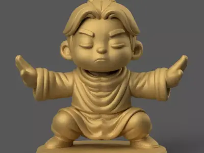 Mini Tai Chi Master 3D Model 3D print model