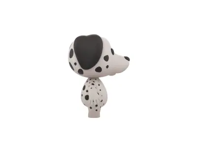 Character209 Dalmatian Dog 3D model