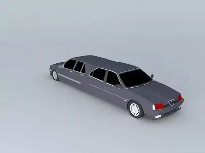 Top Gear  James May's Alfa Saab Limo Free 3D model