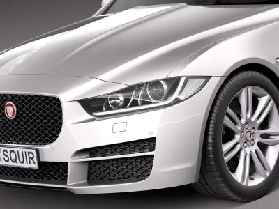 Jaguar XE 2016 3D model