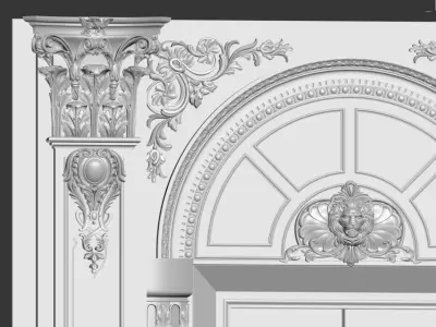 elevator wall 3D model