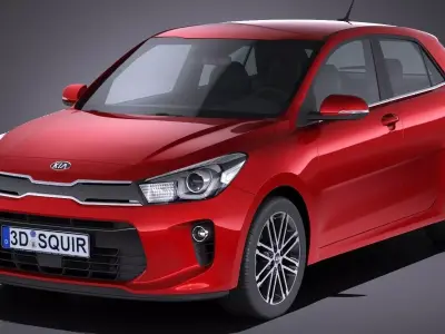 Kia Rio 2017 3D model
