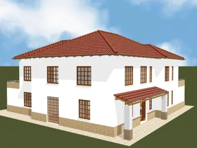 House 24 3D print model