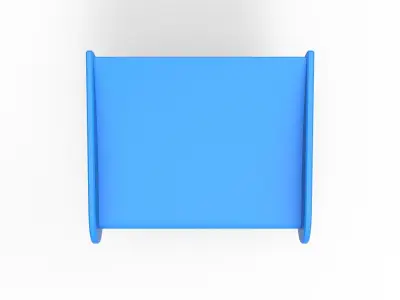 Wing of Vintage Asphalt Modified stock car Scale 1 to 25 3D print model