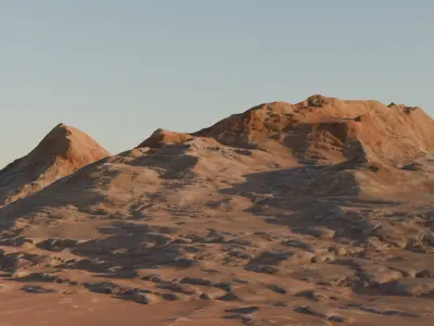 Trio Mountains Free 3D model