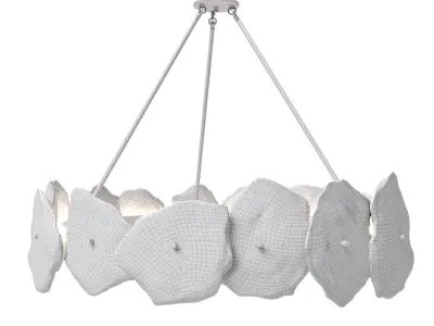 Christopher boots Petra III chandelier 1400mm 3D model